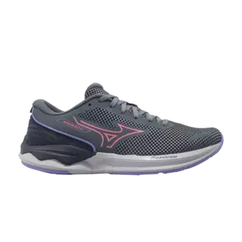 Кроссовки Mizuno Wmns Wave Revolt 3 Stormy Weather Purple Punch, серый