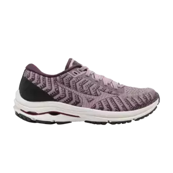 Кроссовки Mizuno Wmns Wave Rider 24 Waveknit Purple Pink, фиолетовый