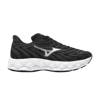 Кроссовки Mizuno Wmns Wave Sky 8 Super Wide Black Metallic Silver, черный
