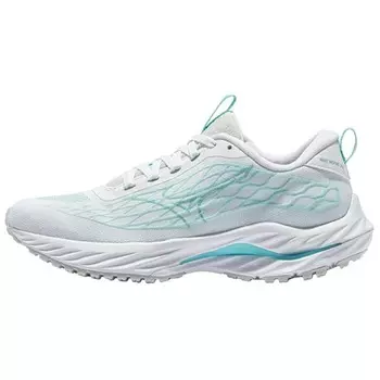 Кроссовки Mizuno Women's Wave Inspire 20 SSW 'White Aquifer', белый/серо-зеленый/голубой/синий
