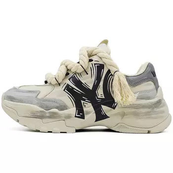 Кроссовки MLB Big Ball Chunky Chunky Sneakers Unisex Low-top Beige/black, цвет Apricot Cream