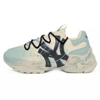 Кроссовки MLB Big Ball Chunky Chunky Sneakers Unisex Low-top White/Black/Blue, черный