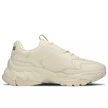 Кроссовки MLB Big Ball Chunky Chunky Sneakers Unisex Low-top White/pink/silver, серебряный