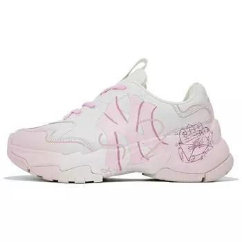 Кроссовки MLB Big Ball Chunky Chunky Sneakers Unisex Low-top Pink, белый