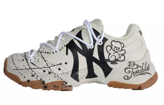 Кроссовки MLB Big Ball Chunky Chunky Sneakers Unisex Low-top Yellow/White, желтый