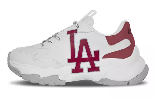 Кроссовки MLB Big Ball Chunky Chunky Sneakers Unisex Low-top White/pink, белый