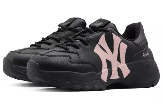 Кроссовки MLB Big Ball Chunky Chunky Sneakers Unisex Low-top Black/powder, розовый