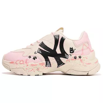 Кроссовки MLB Big Ball Chunky Chunky Sneakers Unisex Low-top Light Beige, бежевый