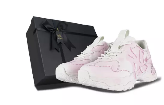 Кроссовки MLB Big Ball Chunky Chunky Sneakers Unisex Low-top White/Pink, белый