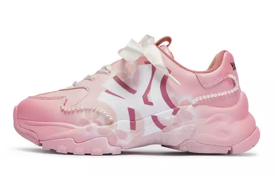 Кроссовки MLB Big Ball Chunky Chunky Sneakers Unisex Low-top White, белый