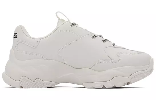 Кроссовки MLB Big Ball Chunky Chunky Sneakers Unisex Low-top Ivory/Black, белый