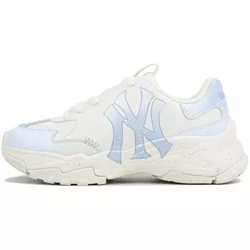 Кроссовки MLB Big Ball Chunky Cookie Chunky Sneakers Unisex Low-top White/blue, белый