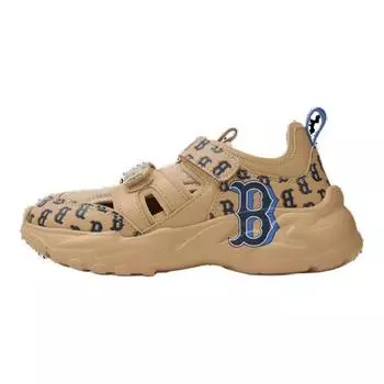 Кроссовки MLB Big Ball Chunky Kids Lifestyle Shoes Kids High-top Beige, бежевый