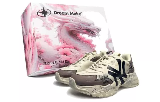 Кроссовки MLB Big Ball Chunky Skateboarding Shoes Unisex Low-top Brown, цвет Coffee