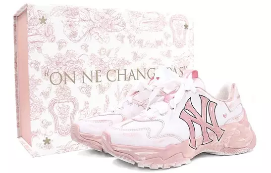 Кроссовки MLB Chunky Chunky Sneakers Unisex Low-top Pink/Light Pink, розовый