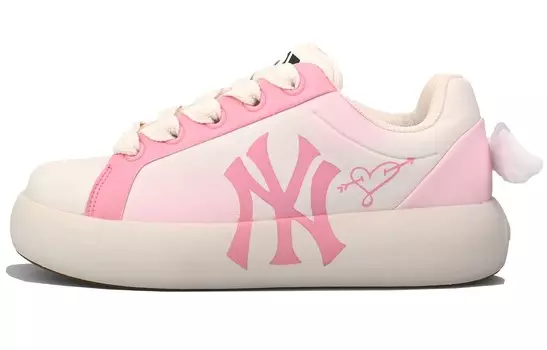 Кроссовки MLB Chunky Classic Lifestyle Shoes Unisex Low-top White/pink, розовый