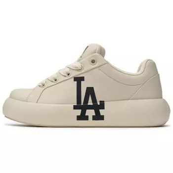 Кроссовки MLB Chunky Classic Lifestyle Shoes Unisex Low-top Beige/Black, белый/черный