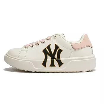 Кроссовки MLB Chunky Classic Skateboarding Shoes Unisex Low-top White/pink, белый