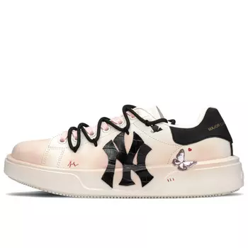 Кроссовки MLB Chunky Classic Skateboarding Shoes Unisex Low-top White/pink, белый