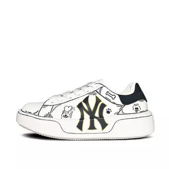 Кроссовки MLB Chunky Classic Skateboarding Shoes Unisex Low-top White, цвет Comic diary