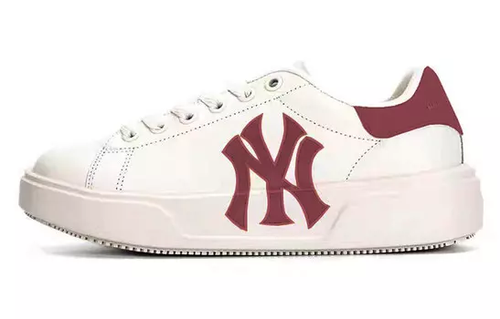 Кроссовки MLB Chunky Classic Skateboarding Shoes Unisex Low-top White/red, белый