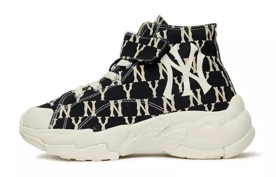 Кроссовки MLB Chunky High Kids Lifestyle Shoes Kids High-top Black