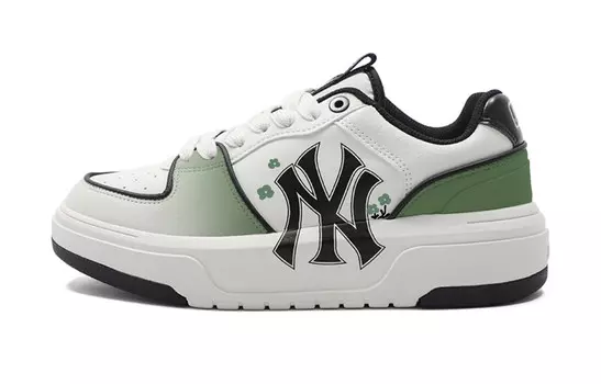 Кроссовки MLB Chunky Liner Chunky Sneakers Unisex Low-top White/green, зеленый