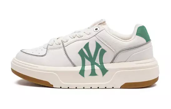 Кроссовки MLB Chunky Liner Chunky Sneakers Unisex Low-top White/green, зеленый