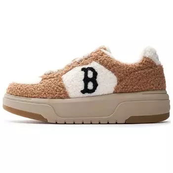 Кроссовки MLB Chunky Liner Lifestyle Shoes Women's Low-top White/Brown, хаки