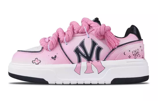 Кроссовки MLB Chunky Liner Skateboard Shoes Unisex Low-Top Pink