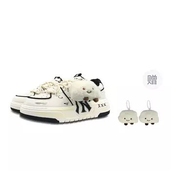 Кроссовки MLB Chunky Liner Skateboard Shoes Unisex Low-Top White Black