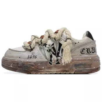 Кроссовки MLB Chunky Liner Skateboard Shoes Unisex Low-Top White