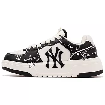 Кроссовки MLB Chunky Liner Skateboard Shoes Unisex Low-Top Black White