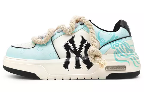 Кроссовки MLB Chunky Liner Skateboard Shoes Unisex Low-Top White Black