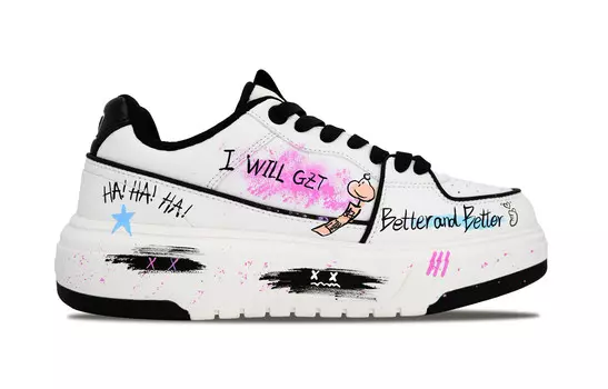 Кроссовки MLB Chunky Liner Skateboard Shoes Unisex Low-Top Pink, розовый