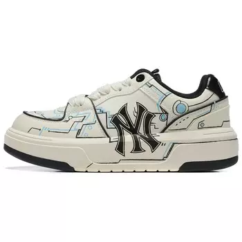 Кроссовки MLB Chunky Liner Skateboard Shoes Unisex Low-Top White, белый