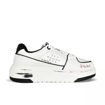 Кроссовки MLB Chunky Liner Skateboard Shoes Unisex Low-Top White Black, белый