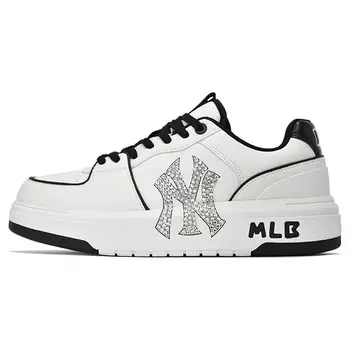 Кроссовки MLB Chunky Liner Skateboard Shoes Unisex Low-Top White Black