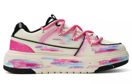 Кроссовки MLB Chunky Liner Skateboard Shoes Unisex Low-Top White, белый