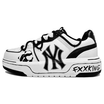 Кроссовки MLB Chunky Liner Skateboard Shoes Unisex Low-Top Black White