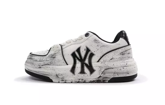 Кроссовки MLB Chunky Liner Skateboard Shoes Unisex Low-Top Black White