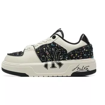 Кроссовки MLB Chunky Liner Skateboard Shoes Unisex Low-Top White, белый