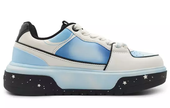 Кроссовки MLB Chunky Liner Skateboard Shoes Unisex Low-Top White Black