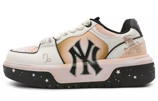 Кроссовки MLB Chunky Liner Skateboard Shoes Unisex Low-Top White Black