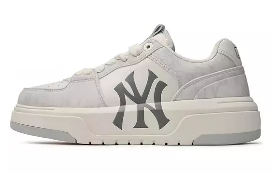 Кроссовки MLB Chunky Liner Skateboarding Shoes Unisex Low-top Gray, серый