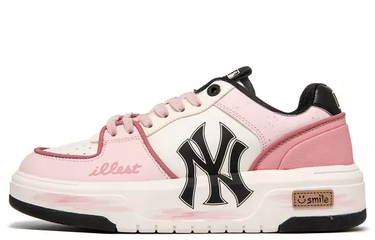 Кроссовки MLB Chunky Liner Skateboarding Shoes Unisex Low-top Pink/Beige, розовый