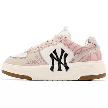 Кроссовки MLB Chunky Liner Skateboarding Shoes Unisex Low-top Pink/white, белый