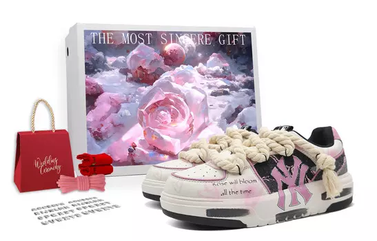 Кроссовки MLB Chunky Liner Skateboarding Shoes Unisex Low-top Purple, фиолетовый