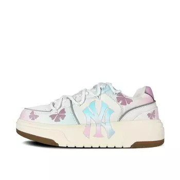 Кроссовки MLB Chunky Liner Skateboarding Shoes Unisex Low-top White, цвет Phantom butterfly