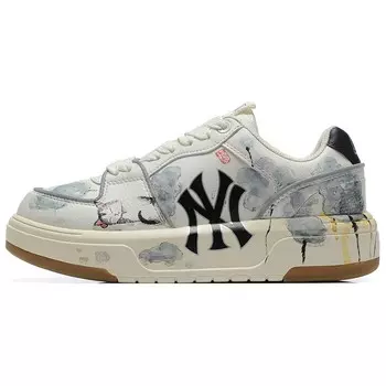 Кроссовки MLB Chunky Liner Skateboarding Shoes Unisex Low-top White, белый